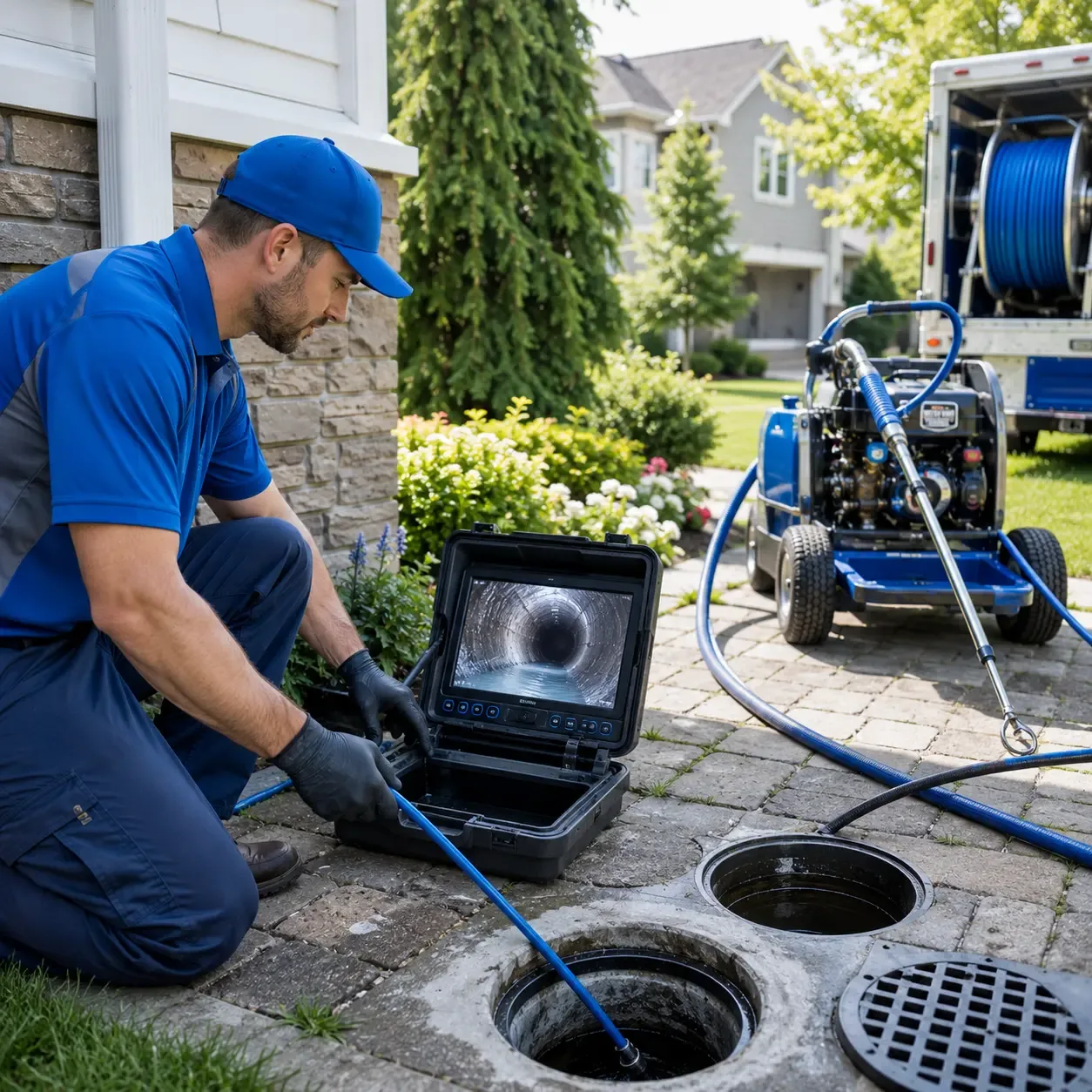Outdoor drain cleaning professionals serving Cohoes, NY